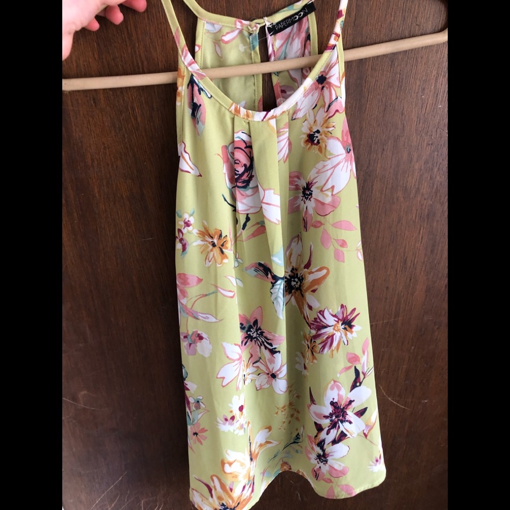 Floral tank top